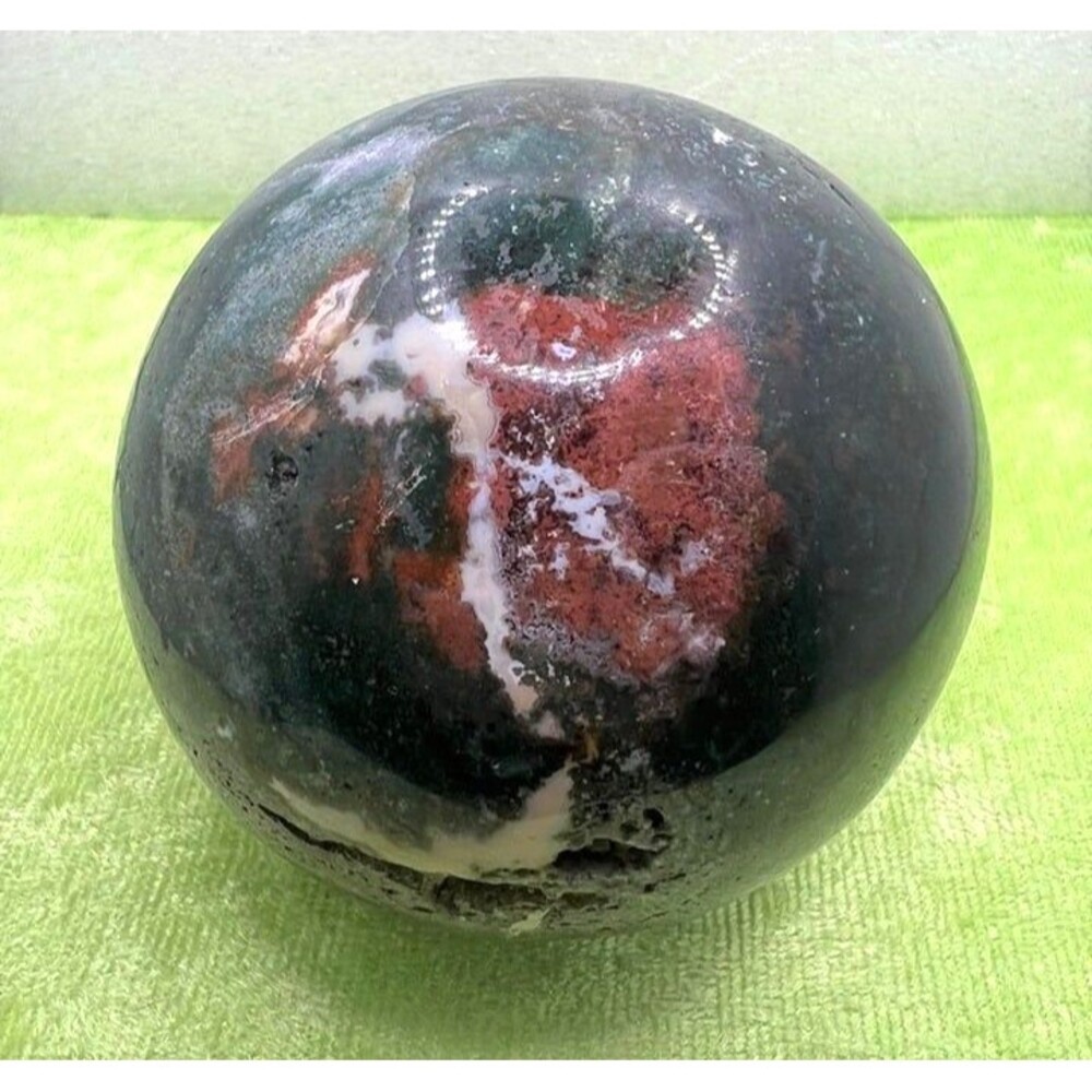Ocean Jasper Sphere - Picture 2 of 9